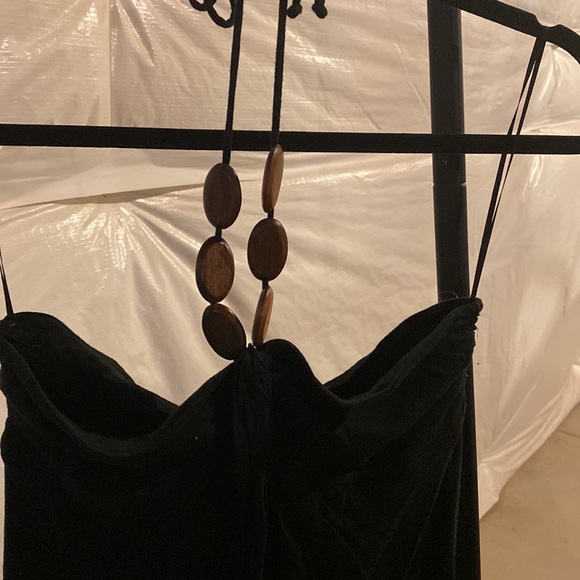 Like new black halter dress - Picture 2 of 3